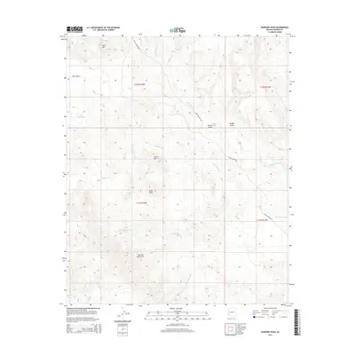 2014 Map of Rawhide Wash, 2014 Print
