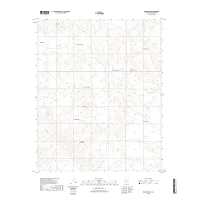 2018 Map of Rawhide Wash, 2018 Print
