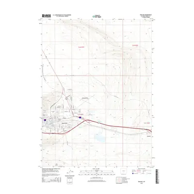 2015 Map of Rawlins, 2015 Print