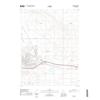 2017 Map of Rawlins, 2017 Print