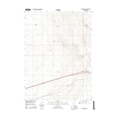 2015 Map of Rawlins Peak SW, 2015 Print