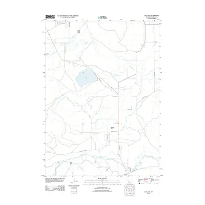 2012 Map of Ray Lake, 2012 Print
