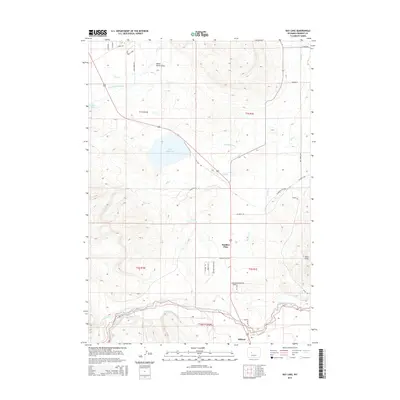 2015 Map of Ray Lake, 2015 Print