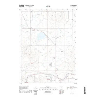 2018 Map of Ray Lake, 2018 Print