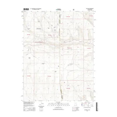 2014 Map of Ray Mesa, 2014 Print