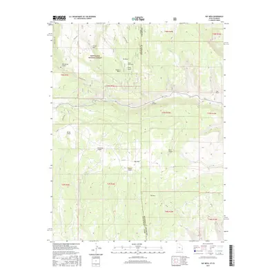 2017 Map of Ray Mesa, 2017 Print
