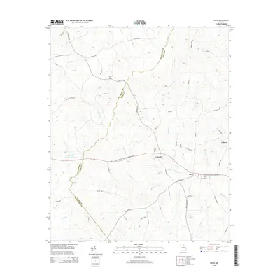 2014 Map of Rayle, 2014 Print