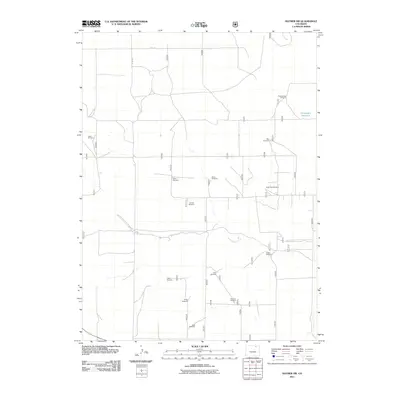 2011 Map of Raymer NW, 2011 Print
