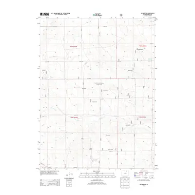 2013 Map of Raymer NW, 2013 Print