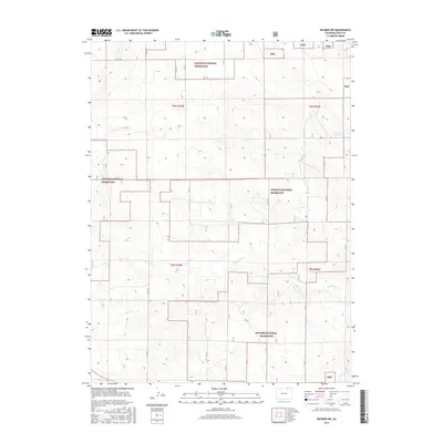 2016 Map of Raymer NW, 2016 Print
