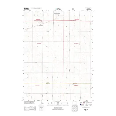 2013 Map of Raymer, 2013 Print