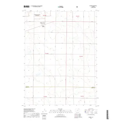 2019 Map of Raymer, 2019 Print