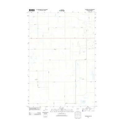 2013 Map of Raymond Lake, 2013 Print
