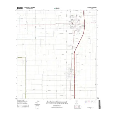 2016 Map of Raymondville, 2016 Print