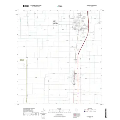 2019 Map of Raymondville, 2019 Print