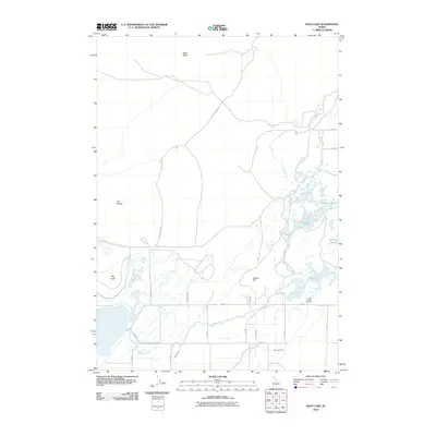 2010 Map of Rays Lake, 2010 Print