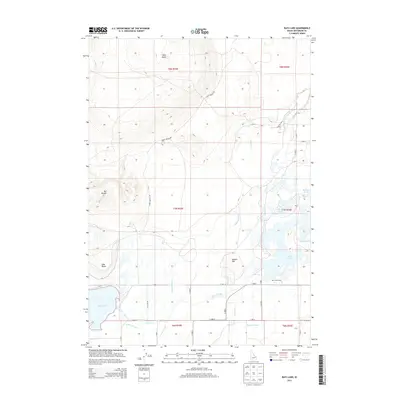 2013 Map of Rays Lake, 2013 Print