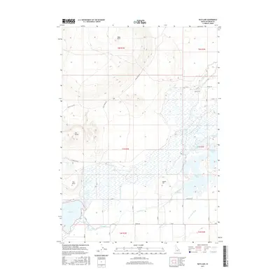 2017 Map of Rays Lake, 2017 Print