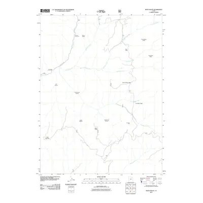 2011 Map of Rays Valley, 2011 Print