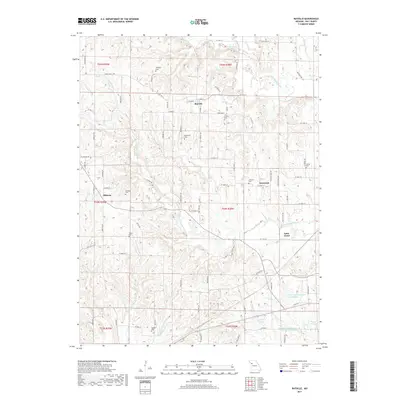 2017 Map of Rayville, 2017 Print