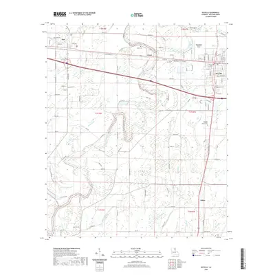 2020 Map of Rayville, 2020 Print