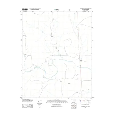 2012 Map of Razor Blade Mesa, 2012 Print