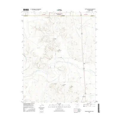 2016 Map of Razor Blade Mesa, 2016 Print