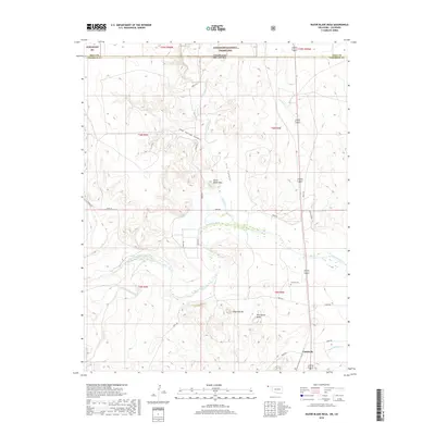 2018 Map of Razor Blade Mesa, 2018 Print