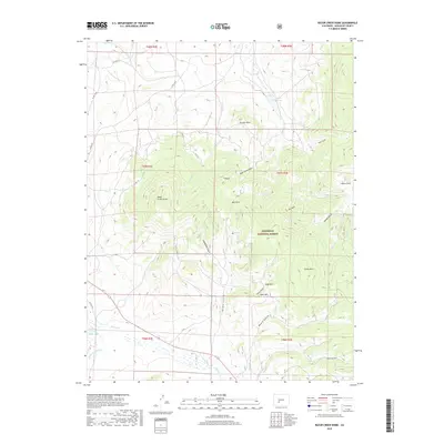 2019 Map of Razor Creek Dome, 2019 Print