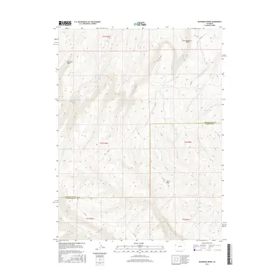 2016 Map of Razorback Ridge, 2016 Print