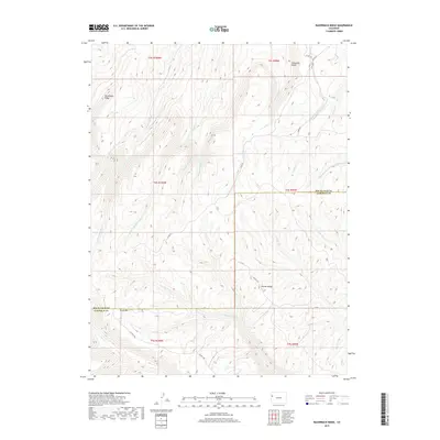 2019 Map of Razorback Ridge, 2019 Print