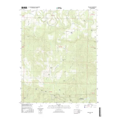 2017 Map of Rea Valley, 2017 Print