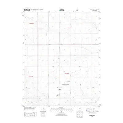 2013 Map of Reader Lake, 2013 Print