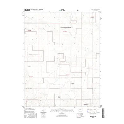 2016 Map of Reader Lake, 2016 Print