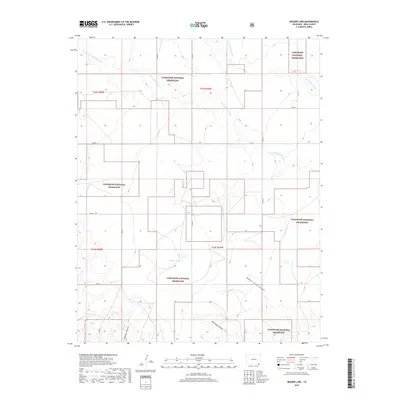 2019 Map of Reader Lake, 2019 Print