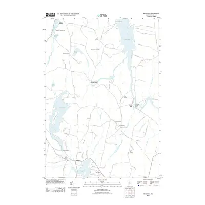 2011 Map of Readfield, 2011 Print