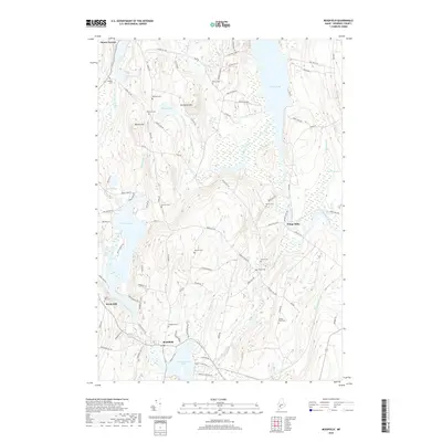 2018 Map of Readfield, 2018 Print