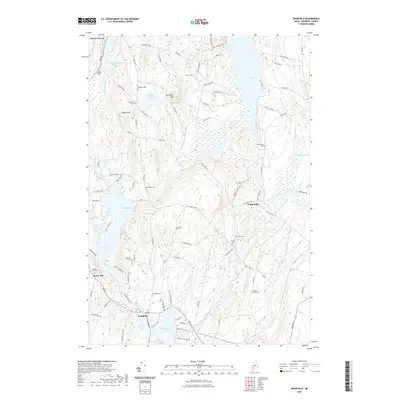 2021 Map of Readfield, 2021 Print