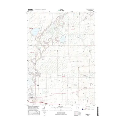 2016 Map of Readfield, 2016 Print