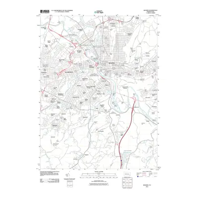 2010 Map of Reading, 2010 Print