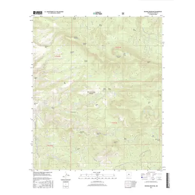 2017 Map of Reading Mountain, 2017 Print