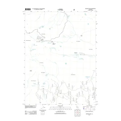 2012 Map of Reading Peak, 2012 Print