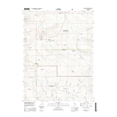2015 Map of Reading Peak, 2015 Print
