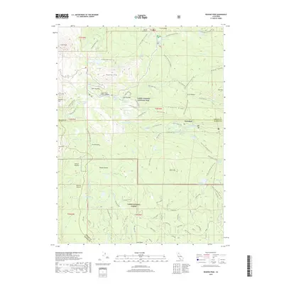 2018 Map of Reading Peak, 2018 Print