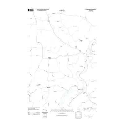 2013 Map of Readstown, 2013 Print
