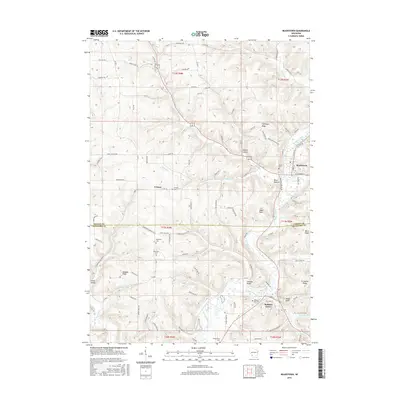 2016 Map of Readstown, 2016 Print