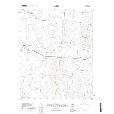 2019 Map of Readyville, 2019 Print