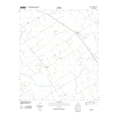 2010 Map of Reagan, 2010 Print