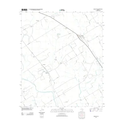 2013 Map of Reagan, 2013 Print