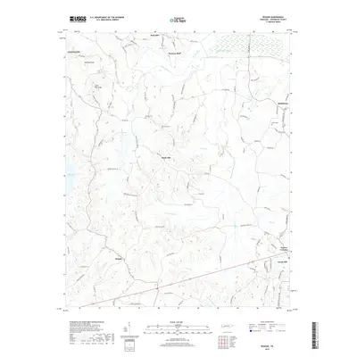 2019 Map of Reagan, 2019 Print